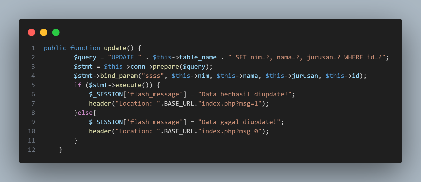 Mahasiswa Class Part 3